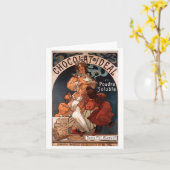De Nota of het Wenskaart van de Chocolade van de Kaart (Gele Bloem)
