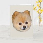 De Nota of het Wenskaart van de Hond van Kaart (Gele Bloem)