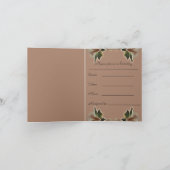 De Nota of het Wenskaart van de Uitnodiging van (Binnen)