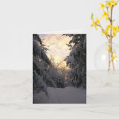 De Nota van de Fotografie van de Zonsopgang van de Kaart (Gele Bloem)