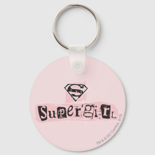 De Nota van het Losgeld van het Logo van Supergirl Sleutelhanger