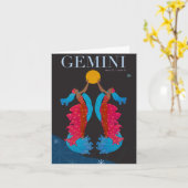 De Nota van Tweeling Kaart (Gele Bloem)