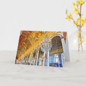 De notakaart die van Parijs het Paleis van Kaart (Gele Bloem)