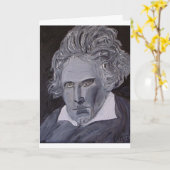 De notakaart van Beethoven Kaart (Gele Bloem)