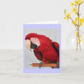 De notakaart van de ara kaart (Gele Bloem)