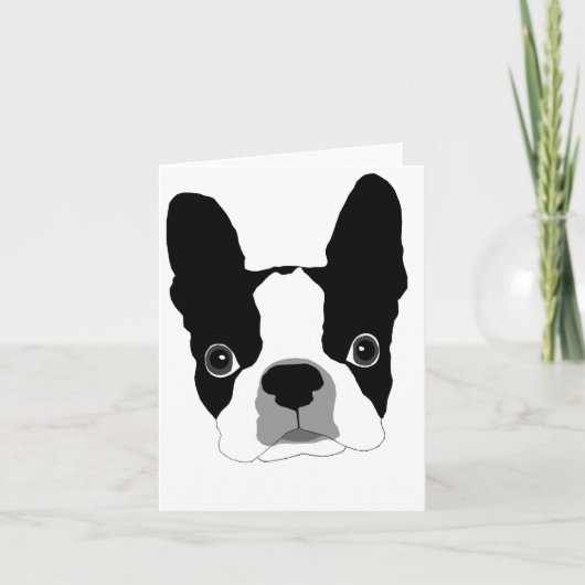 De notakaart van de boeman kaart (Voorkant)