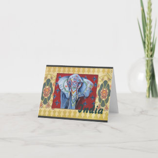 De notakaart van de olifant #2 kaart