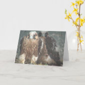 De notakaart van de valk kaart (Gele Bloem)