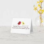 De notakaart van Frienship Kaart (Gele Bloem)