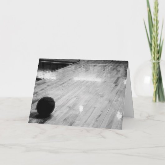 De notakaart van het basketbal kaart (Voorkant)