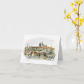 De notakaart van het Kasteel van Praag Kaart (Gele Bloem)