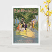 De notakaart van het Leven van het Palm Beach #10 Kaart (Gele Bloem)