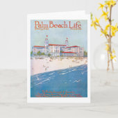 De notakaart van het Leven van het Palm Beach #11 Kaart (Gele Bloem)