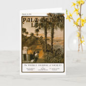 De notakaart van het Leven van het Palm Beach #17 Kaart (Gele Bloem)