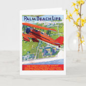 De notakaart van het Leven van het Palm Beach #1 Kaart (Gele Bloem)