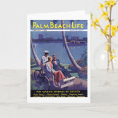 De notakaart van het Leven van het Palm Beach #4 Kaart (Gele Bloem)