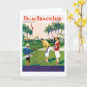 De notakaart van het Leven van het Palm Beach #5 Kaart (Gele Bloem)