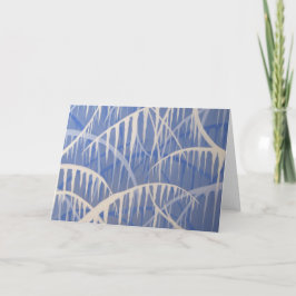 De notakaart van ijskegels het schilderen door feestdagen kaart