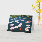 De notakaart van Waterlily Kaart (Gele Bloem)