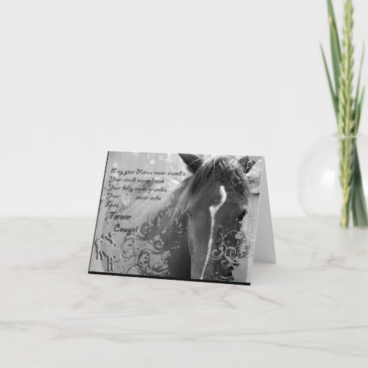 De notakaarten van ForeverCowgirl Kaart (Voorkant)