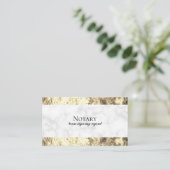 De Notarische Beroeps van de Agent van het Onderte Visitekaartje (Staand voorkant)