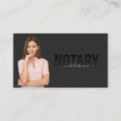 De Notarische Beroeps van de het Ondertekenen van  Visitekaartje (Voorkant)