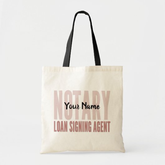 De Notarische Gepersonaliseerd Doopvont van de het Tote Bag (Voorkant)