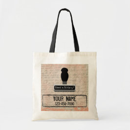 De Notarische Stempel van de Rubber vereist Gepers Tote Bag