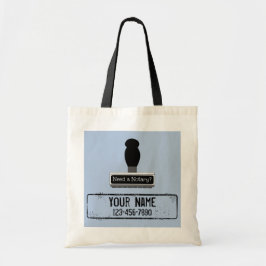 De Notarische Stempel van de Rubber vereist Gepers Tote Bag