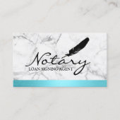 De Notarisseur van de Grens van de Grens van de Mo Visitekaartje (Voorkant)