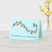 De Nota's en de Sterren van de Prestaties van de Kaart (Gele Bloem)