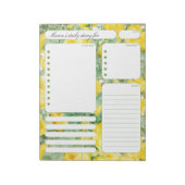 De  Nota's van de Planner van Rozen Dagelijkse en  Notitieblok (Linkerzijde)