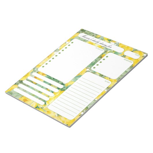 De  Nota's van de Planner van Rozen Dagelijkse en  Notitieblok (Schuin)