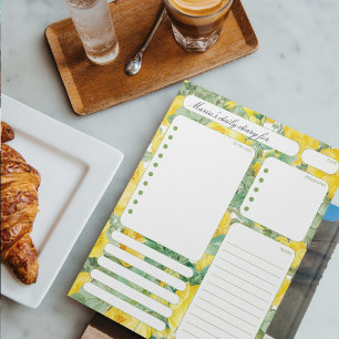 De  Nota's van de Planner van Rozen Dagelijkse en  Notitieblok