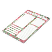 De  Nota's van de Planner van Rozen Dagelijkse en  Notitieblok (Schuin)