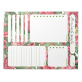 De  Nota's van de Planner van Rozen Dagelijkse en  Notitieblok (Voorkant)