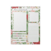 De  Nota's van de Planner van Rozen Dagelijkse en  Notitieblok (Linkerzijde)