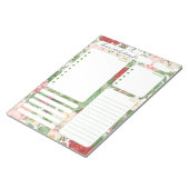 De  Nota's van de Planner van Rozen Dagelijkse en  Notitieblok (Schuin)