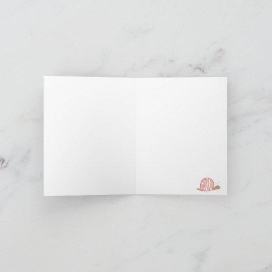 De nota's van de Post van de slak Kaart (Binnen)