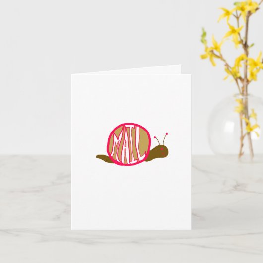 De nota's van de Post van de slak Kaart (Gele Bloem)