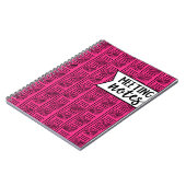 De Nota's van de vergadering Notitieboekje voor le Notitieboek (Linkerzijde)