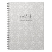 De Nota's van het Patroon van de Tegel van het lan Notitieboek (Voorkant)