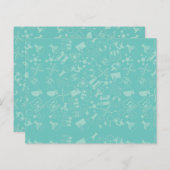 De Nota's van het Patroon van de wetenschap Pictog (Voorkant / Achterkant)