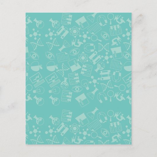 De Nota's van het Patroon van de wetenschap Pictog (Achterkant)