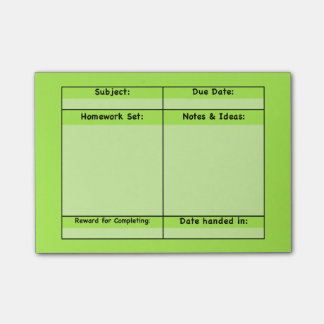 De Nota's van het Project van het huis Post-het Post-it® Notes