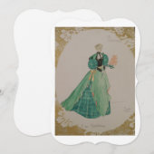 De notekraker: Frau Stahlbaum Wenskaart Feestdagenkaart (Voorkant / Achterkant)