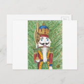 De Notekraker van Kerstmis Feestdagenkaart (Voorkant / Achterkant)