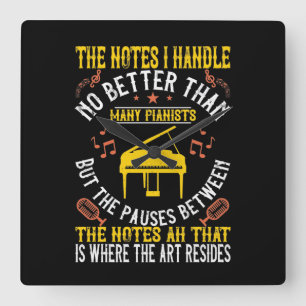 De noten die ik handig zijn niet beter dan veel pi vierkante klok