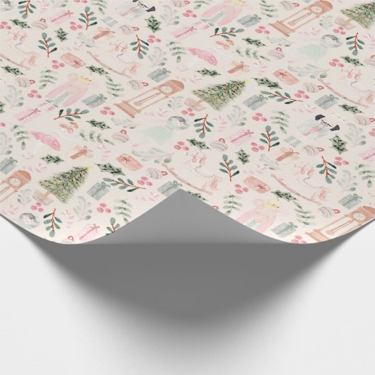 De notendop kerstfeestdag — papier (Hoek)