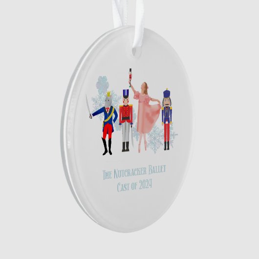 De notenkraker 2024 Cast Ornament (voorkant)